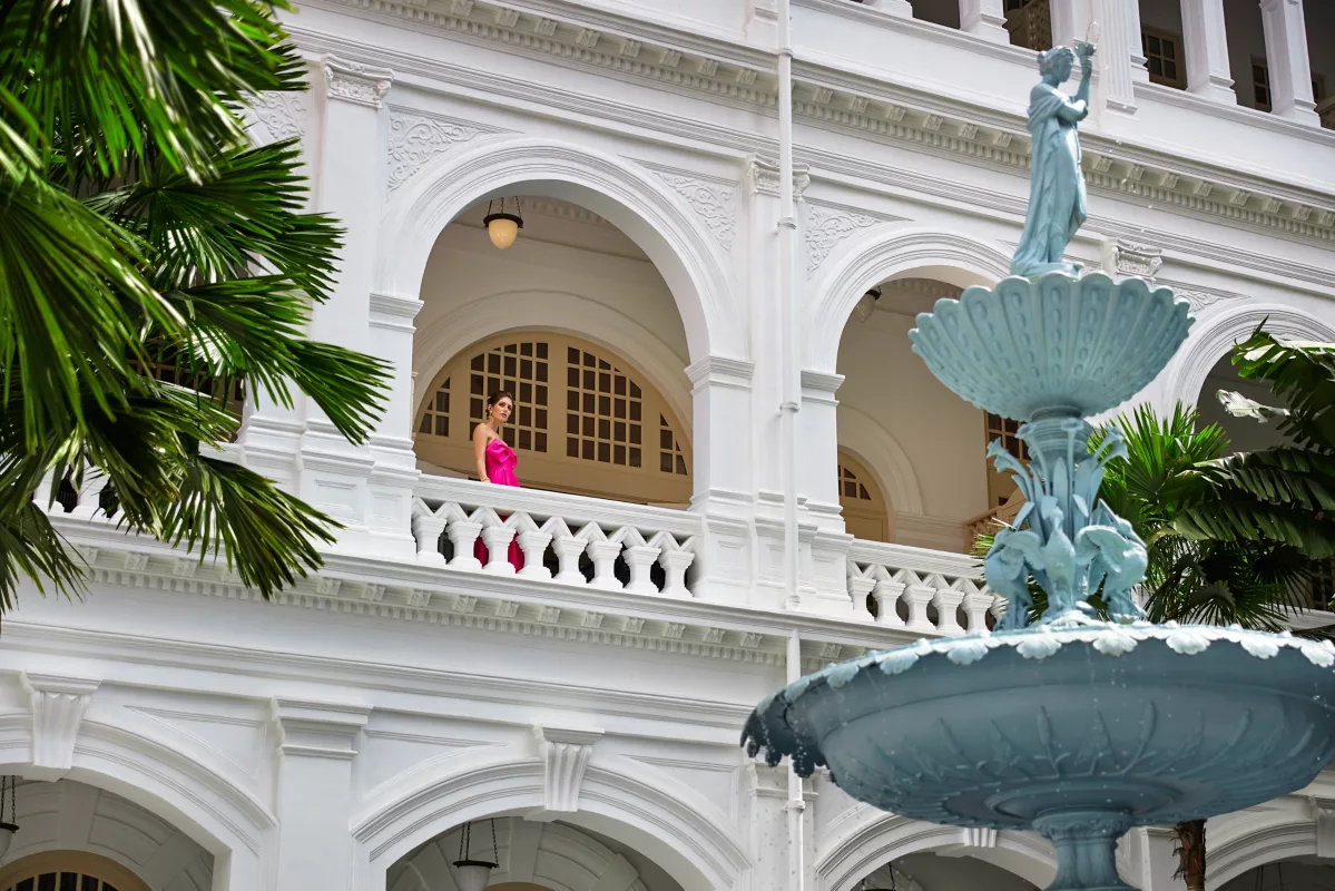 Uzturēšanās Raffles Hotel Singapore
